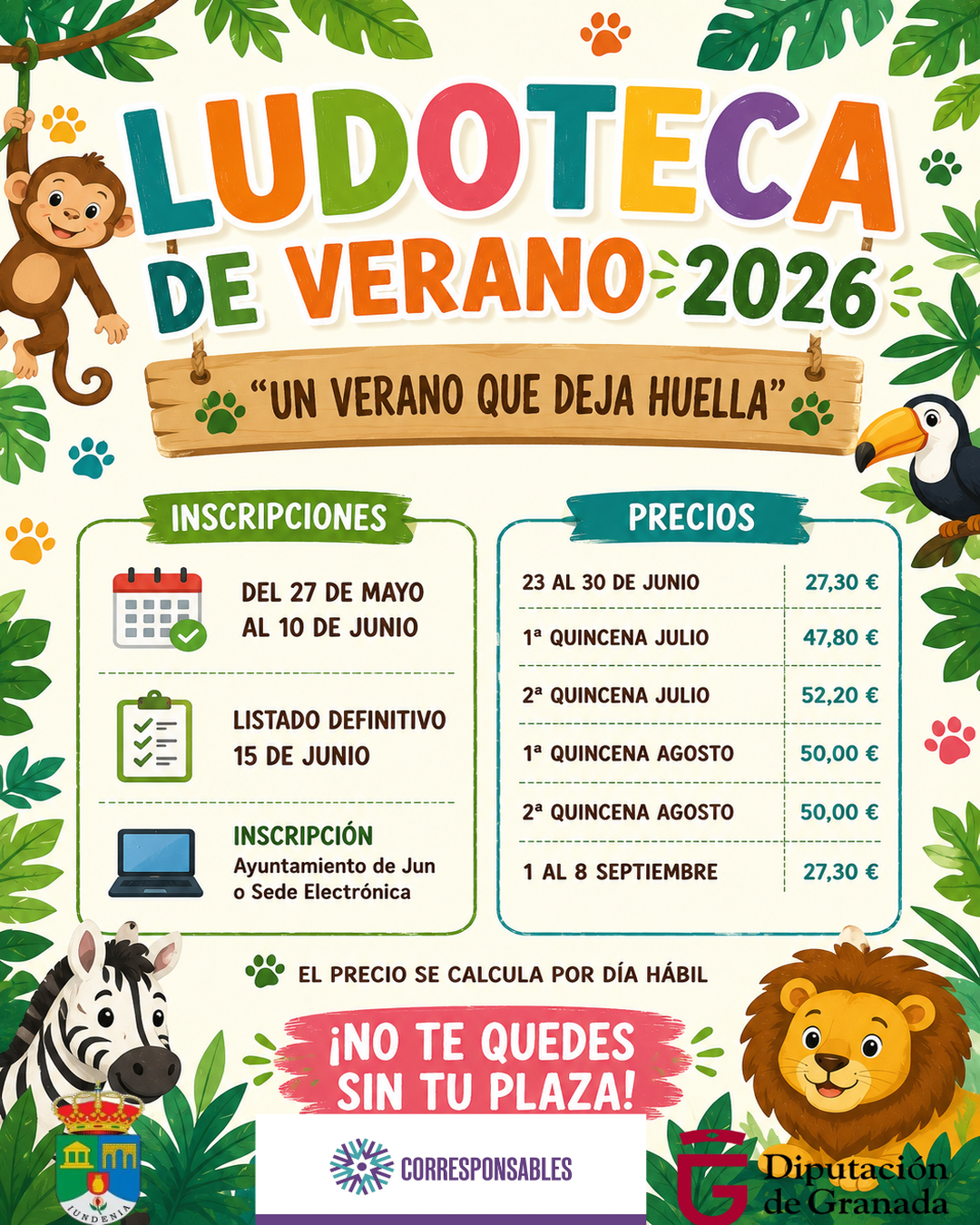 LUDOTECA DE VERANO 2026